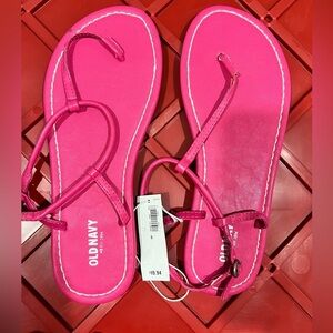 NEW NWT‎ Old Navy women’s sandals pink 9